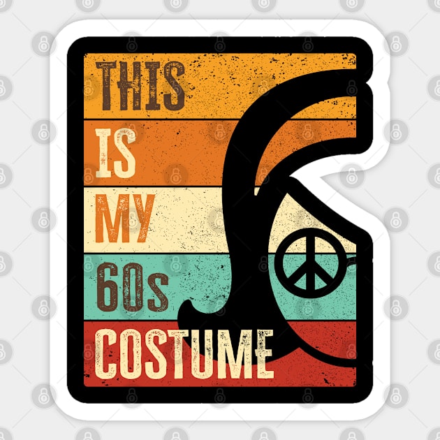 60s Outfit For Women | This Is My 60's Costume | 1960s Party Sticker by auviba-design